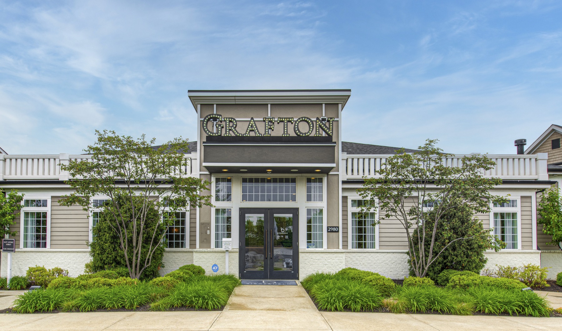 Apartment building exterior